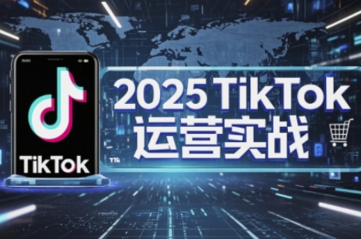 2025TikTok电商运营，掌握TikTok店铺运营核心技巧，实现低成本高转化-财富群
