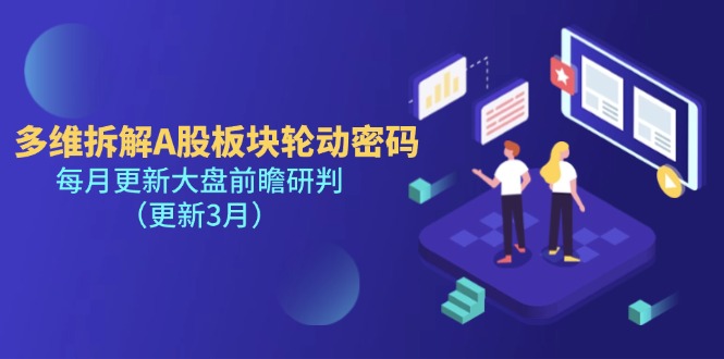 （14213期）多维拆解A股板块轮动密码，每月更新大盘前瞻研判（更新3月）-财富群