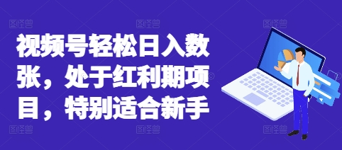 视频号轻松日入数张，处于红利期项目，特别适合新手-财富群