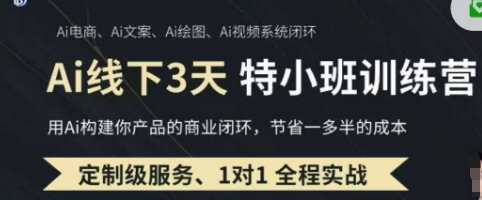 AI实操培训第20-21期线下，0基础保姆级教程，3月最新整理，企业获客、降本增效、打造超级个体-财富群